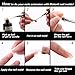 Makartt 120PCs/Case Poly Nail Extension Gel Dual Forms Nail Builder Extension Gel Nail Mold Clear Full Cover False Nail Tips Hybrid Gel Dual Forms Acrylic Nail Forms with Scale A-10