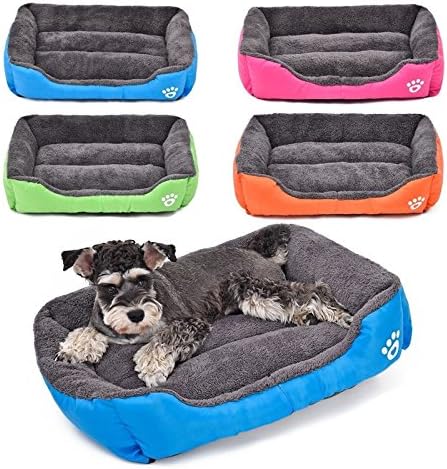 ZEVRA Pet Dog Cat Bed Puppy Cushion House Pet Soft Warm Kennel Dog Mat Blanket 4 Color