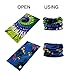 Godspeed Headwear, Headwrap 9-Pack Headband & Bandanna 16-in-1 Multifunctional Telescopic Seamless Scarf Facemask for Outdoor Leisure Activities