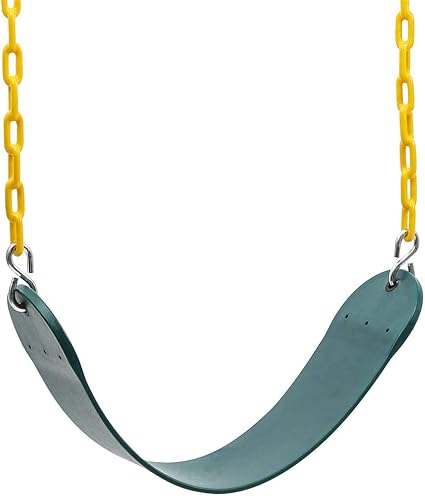 Yeying123 Kleinkinder Swing Seat Heavy Duty Plastic Coated Chain Outdoor Garten Playground Swing Set Accessoires Green Amazon De Sport Freizeit
