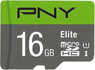 PNY 16GB MicroSDHC Class 10 UHS-I U1 P-SDU16GU185GW-GE