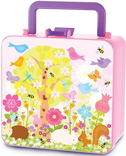 The Piggy Story 'Garden Life' Double Decker Handled Bento Lunch Box for Kids