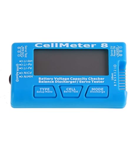 2-6s RC Li-Po Battery Voltage Volt Tester Indicator Checker Monitor 7