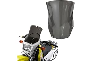 Xitomer Motorcycle Windshield Windscreen Fit for DR650 2002-2023 & DRZ400S & DRZ400SM & CRF250L 2013-2023 & WR450F Motorcycle