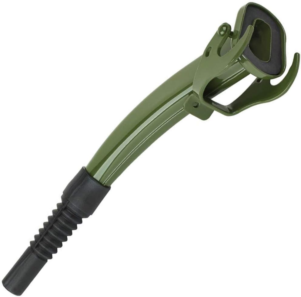 General High Quality Metal Jerry Can Steel Spout Flexible Plastic Nozzle Metal Spout And Clamp Down Fitting Tight Leak Free Seal For Accurate Pouring Fits Most Standard 5 10 And 20ltr