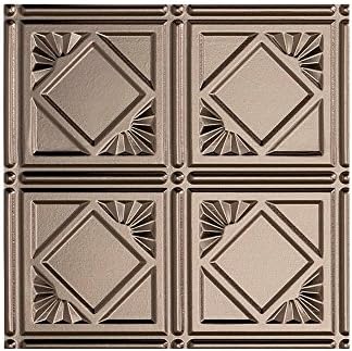 Fasade Easy Installation Traditional 4 Brushed Nickel Lay In