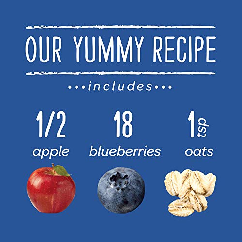 image for Happy Baby Organic Clearly Crafted Stage 2 Baby Food, Apples, Blueberr