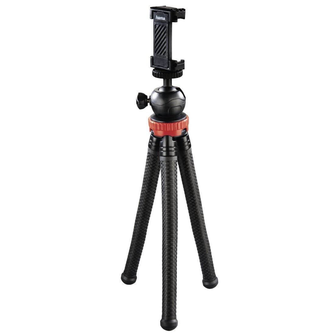 Hama | "FlexPro" Tripod for Smartphone, GoPro and Photo Cameras, 27 cm | Red