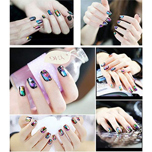 48pcs Flower 3D Nail Art Stickers Decals Manicure Gold/Silver Decoration Tips