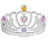 Neliblu Rhinestone Tiara Crowns for Girls Let Your Child Feel Like The Princess of Her Dreams! (Bulk Pack 12 Crowns) Princess Party Supplies for Girls