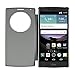 L G Electronics Quick Circle Folio Case for LG G Flex 2 - Retail Packaging - Titan Silver