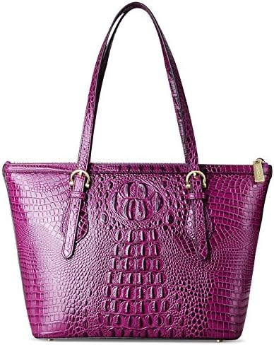 PIFUREN Fashion Women Handbags Crocodile Shoulder Bags C68726 Purple