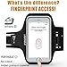 iPhone X 8 Plus 7 Plus 6 Plus 6s Plus Armband, Portholic Cell Phone Workout Arm Band for Samsung Galaxy S6/S7 Edge s8/s8 Plus, LG G5, Note 2/3/4/5, Key Holder, 6.0 Inch, Running,Hiking,Cycling,Walking