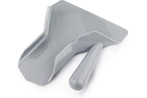 HugeLooy French Fry Bagger Scoop, Commercial Fry Bagger Scooper, Food French Fries Shovel Fry Scoop (Right Handle)