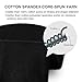 DAVID ARCHY Men's Pure Cotton Ultra Soft Knit Trouser Crew Dress Socks 6 Pack (10-13, Black)