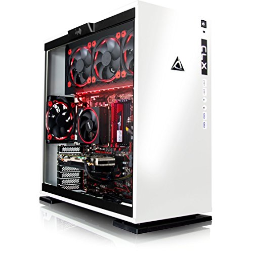 CybertronPC CLX SET Gaming PC - AMD Ryzen 7 1700X 3.40GHz 8-Core, 16GB DDR4, NVIDIA GTX 1070 8GB Video, 256GB SSD + 3TB HDD, Win 10 Home 64-bit, White
