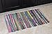 DII Chindi Home Collection Handwoven Multicolor Area Rag Run, 4x6