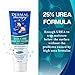 Dermal Therapy Heel Care Cream - Deeply Moisturizes & Repairs with Intensive Cracked Heel Cream - 25% Urea, 6% AHA & Silk Amino Acids for Soft Skin - Fast Results & Non-Greasy Formula - 8 oz / 240 ml