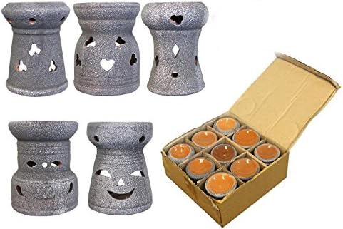 **FREE DELIVERY**LESS THAN HALF PRICE** Aromatherapy Oil Burner Wax Melt Ceramic Tea Light Holder Herbal Diffuser Relax Essential Oil Lavender Aromatic Aroma Relaxation Candle PERFECT FOR SPA SPAS HOME HOUSE BATHROOM BEDROOM SAUNA MEDITATION ZEN YOGA
