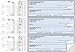 Multi Purpose Business 3 to a Page Checks (Blue Safety (300 Duplicates)