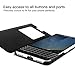 BlackBerry KEYone Case, BASSTOP Flip PU Leather Full Coverage Luxury Hard PC Back case cover with Sleep Function for BlackBerry KEYone, Black