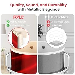 Pyle Kids Drum Set, 3 Piece Beginner Junior Drummer