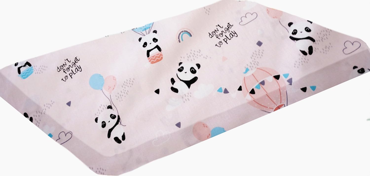 140 x 70cm Cot Bed Fitted, Cot Bed Fitted Sheets 1pack, 100% Cotton Moses Basket Sheet Soft and Breathable, Crib Newborn Sheets Fitted for Baby, Easy Care Pram Fitted Sheet