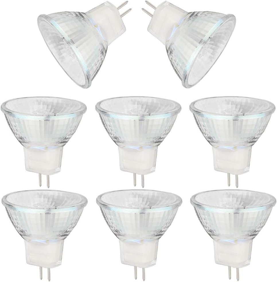 BOGAO Ampoules halogènes MR11 , 20W 12V MR11 GU4 Ampoule halogène à