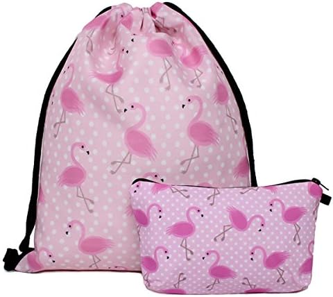 Deanfun Print Drawstring Backpack Rucksack Shoulder Bags Gym Bag