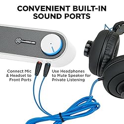 GOgroove Computer Speaker Mini Soundbar - USB
