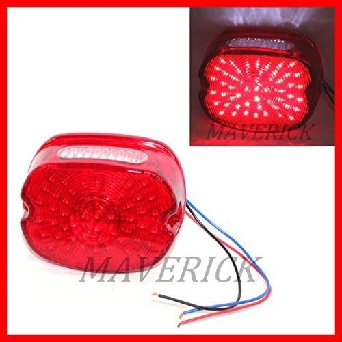 ハーレー テールランプ Ledテールライト レッド Win 003r ナンバー灯付き 減光機能 Harley Davidson 適合 営業 00年以降の下記モデル All 他 Flstc Flstf Fltdyna トゥームストーンテールライト車ボブテイルリアフェンダー車を除く 但し Fxst Flstn Xl