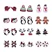 Onnea 2016 Merry Christmas Series 12 Pairs Stud Earrings, Gift Package