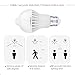 Motion Sensor LED Light Bulb,5W 450Lm E26 110V,Automatic Infrared Sensory Motion Detector/Activated Night Light for Indoor Hallway Stairs Closet Basement Pantry Outdoor Porch Garage(1 Pcs,Warm White)