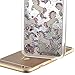 KAWOO 3D iPhone 6 6S 4.7-inch Cover Back Case,White Cartoon Unicorn Liquid Floating Glitter Clear Hard Protect Cover for iPhone 6 6S (4.7