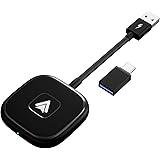LXJTHT Android Auto Wireless Adapter Plug and Play Car Dongle for Factory Wired Android Auto in All Cars - Low Latency and Ea
