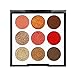 Eyeshadow Palette Makeup Matte Shimmer 9 Colors High Pigmented Cosmetic Eye Shadows (C)