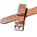 Handmade Vintage Replacement Leather Watch Strap/Watch Band (18mm, Minimalism Brown)