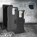 CellJoy Case Compatible with LG K8V VS500 [Ultra Rugged Hybrid] Shockproof Bumper [Heavy Duty] ProtectionKickstand [Locking Swivel Belt Clip Holster Combo] (Blue)