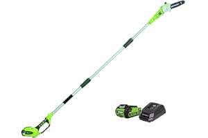 Greenworks 40V 8-Inch Cordless Pole Saw, 2.0 Ah Battery and Charger Included 1400017