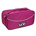 BAGSMART Travel Gear Luggage Packing Cube Lingerie Travel Case Bra Underwear Bag, Rose red