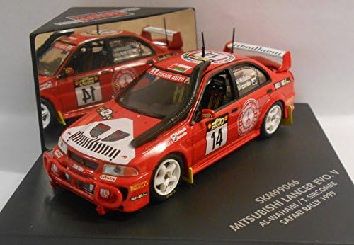 Skid 1/43 Scale Diecast Model SKM99066 MITSUBISHI LANCER EVO V AL-WAHAIBI 99