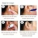 Silver Angel Ear Piercing Gun Disposable Self Mixed Colors Ear Piercing Gun Kit Safety Ear Piercing Gun Kit Tool For Women Men (253 5mm white crown)
