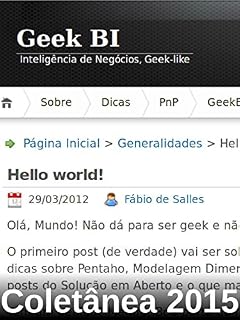 Livro Geek BI - Coletânea 2015 (Coletânea Geek BI Livro 4)