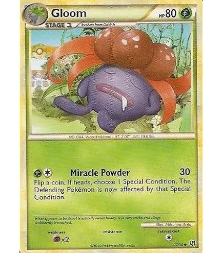 Amazon.com: Pokemon - Gloom 044/165 - Pokemon 151 - Reverse Foil