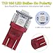 YITAMOTOR 10x Red T10 194 LED Light Bulb 168 158 LED Non-Polarity Car Bulbs for Interior Exterior Lights Map Door Trunk License Plate Lamp