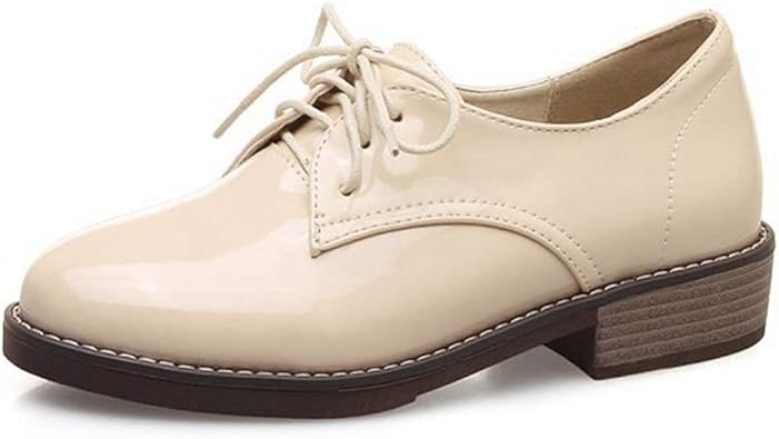 round toe oxfords womens