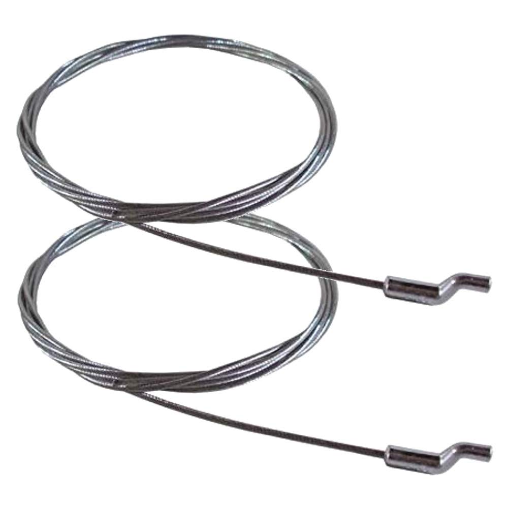 cyclingcolors 2x lawnmower inner throttle clutch cable with Z S end wire stop repair lawn mower