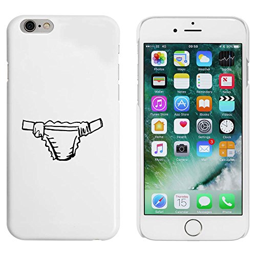 Azeeda White 'Baby Nappy' Case / Cover iPhone 6 & 6s (MC00039934)