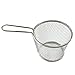 Stainless Steel Deep Fry Basket Round Wire Mesh Fruit Strainer With Long Handle Frying Cooking Oil Strainer Colander Sifter Sieve