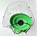 Coolwife Fascinator Hats Pillbox Hat British Bowler Hat Flower Veil Wedding Hat Tea Party Hat (B Green)